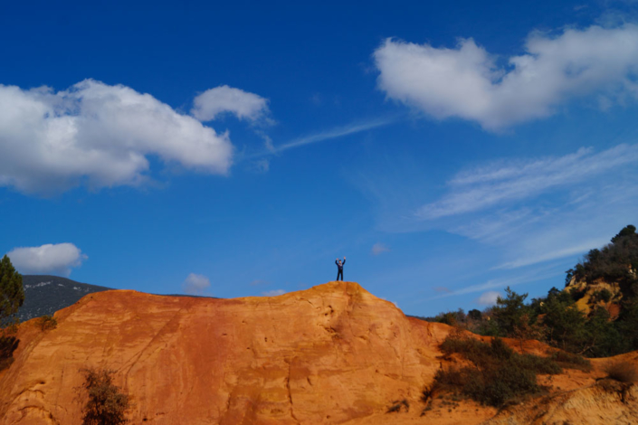 Le colorado à Rustrel Luberon